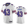 Men’s Buffalo Bills #43 Terrel Bernard White Vapor Untouchable Limited Stitched Jersey