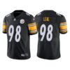 Men’s Pittsburgh Steelers #98 DeMarvin Leal Black Vapor Untouchable Limited Stitched Jersey