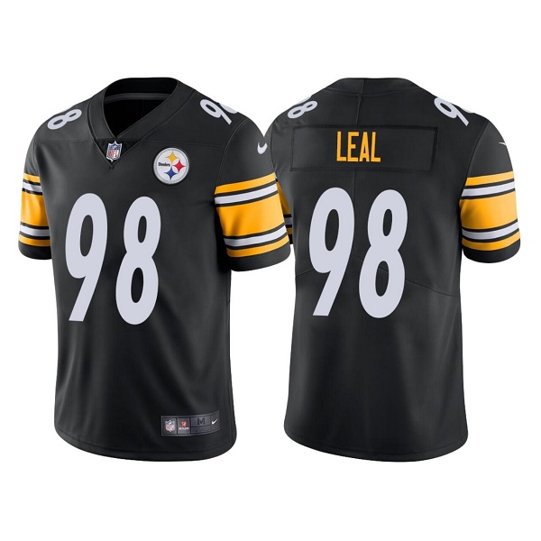 Men’s Pittsburgh Steelers #98 DeMarvin Leal Black Vapor Untouchable Limited Stitched Jersey