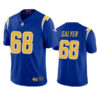 Men’s Los Angeles Chargers #68 Jamaree Salyer Royal Vapor Untouchable Limited Stitched Jersey