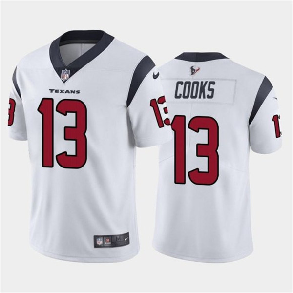 Men’s Houston Texans #13 Brandin Cooks New White Vapor Untouchable Limited Stitched NFL Jersey