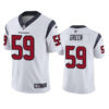Men’s Houston Texans #59 Kenyon Green White Vapor Untouchable Limited Stitched Jersey
