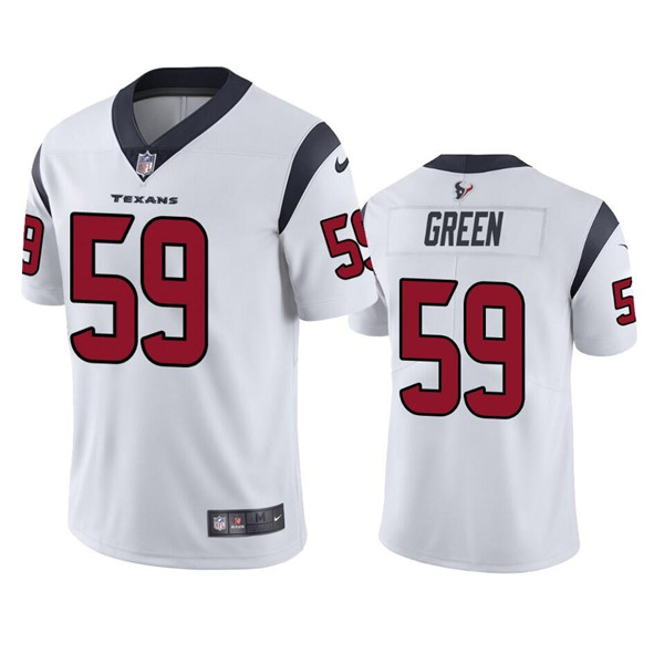 Men’s Houston Texans #59 Kenyon Green White Vapor Untouchable Limited Stitched Jersey