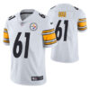 Men’s Pittsburgh Steelers #61 Mason Cole White Vapor Untouchable Limited Stitched Jersey
