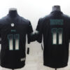 Men’s Philadelphia Eagles #11 A. J. Brown Black Smoke Fashion Limited Stitched Jersey