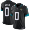 Men’s Jacksonville Jaguars #0 Gabe Davis Black Vapor Untouchable Limited Football Stitched Jersey