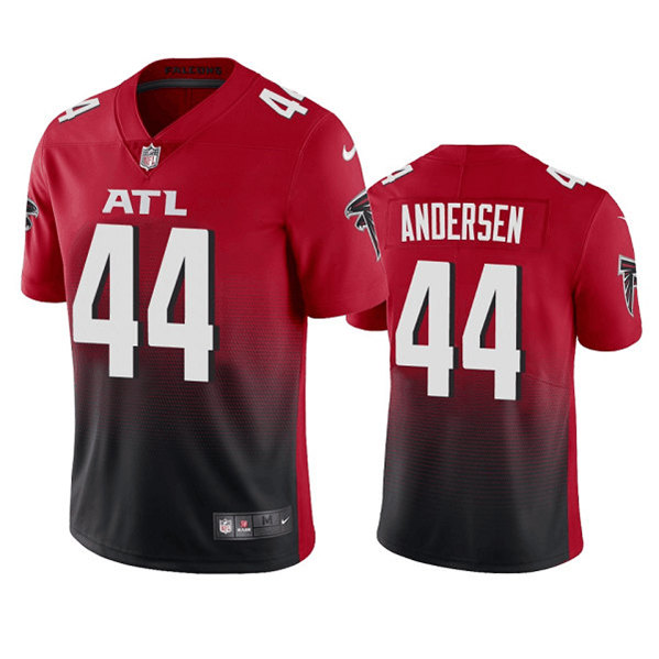 Men’s Atlanta Falcons #44 Troy Andersen Red Draft Vapor Untouchable Limited Stitched Jersey