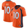 Men’s Denver Broncos #10 Bo Nix Orange 2024 Draft Vapor Limited Football Stitched Jersey