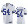 Men’s Dallas Cowboys #54 Sam Williams White Vapor Limited Stitched Jersey