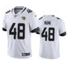 Men’s Jacksonville Jaguars #48 Chad Muma White Vapor Untouchable Limited Stitched Jersey