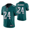 Men’s Philadelphia Eagles #24 James Bradberry Green Vapor Untouchable Limited Stitched Jersey