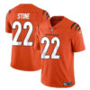 Men’s Cincinnati Bengals #22 Geno Stone Orange Vapor Untouchable Limited Football Stitched Jersey