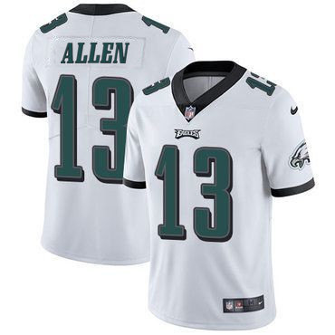 Men’s Philadelphia Eagles #13 Devon Allen White Vapor Untouchable Limited Stitched Jersey