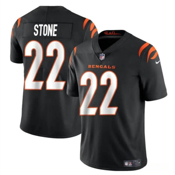 Men’s Cincinnati Bengals #22 Geno Stone BLack Vapor Untouchable Limited Football Stitched Jersey