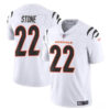Men’s Cincinnati Bengals #22 Geno Stone White Vapor Untouchable Limited Football Stitched Jersey