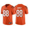Men’s Cincinnati Bengals #88 Hayden Hurst Orange Vapor Untouchable Limited Stitched Jersey