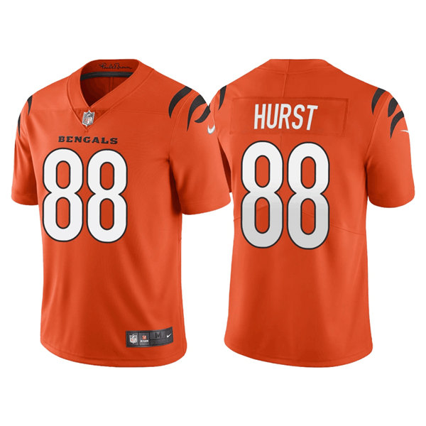 Men’s Cincinnati Bengals #88 Hayden Hurst Orange Vapor Untouchable Limited Stitched Jersey