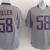 Nike Denver Broncos #58 Von Miller Gray Game Jersey