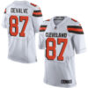 Nike Browns #87 Seth DeValve White Men’s Stitched NFL New Elite Jersey