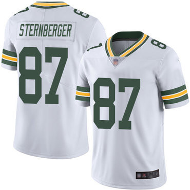 Packers #87 Jace Sternberger White Men’s Stitched Football Vapor Untouchable Limited Jersey
