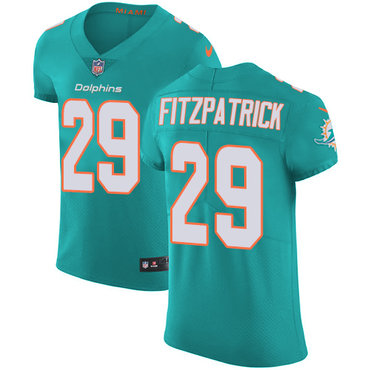 Nike Miami Dolphins #29 Minkah Fitzpatrick Aqua Green Team Color Men’s Stitched NFL Vapor Untouchable Elite Jersey