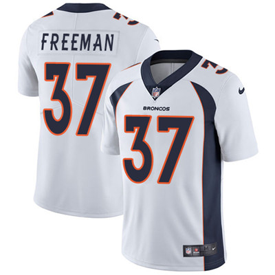 Nike Denver Broncos #37 Royce Freeman White Men’s Stitched NFL Vapor Untouchable Limited Jersey