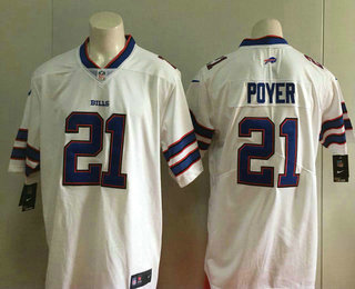 Men’s Buffalo Bills #21 Jordan Poyer White 2017 Vapor Untouchable Stitched NFL Nike Limited Jersey
