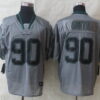 Nike Philadelphia Eagles #90 Marcus Smith Lights Out Gray Elite Jersey