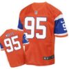 Men’s Denver Broncos #95 Derek Wolfe Orange 1998 Retro Elite Jersey