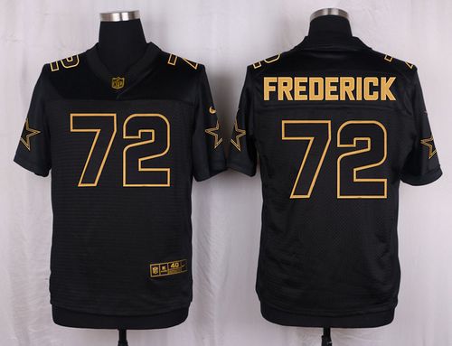 Nike Cowboys #72 Travis Frederick Black Men’s Stitched NFL Elite Pro Line Gold Collection Jersey