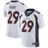 Nike Denver Broncos #29 Bradley Roby White Men’s Stitched NFL Vapor Untouchable Limited Jersey