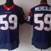 Nike Houston Texans #59 Whitney Mercilus Blue Elite Jersey