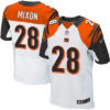 Men’s Nike Cincinnati Bengals #28 Joe Mixon White Men’s Stitched NFL Elite Jersey
