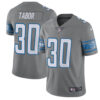 Nike Detroit Lions #30 Teez Tabor Gray Men’s Stitched NFL Limited Rush Jersey