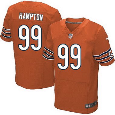 Men’s Chicago Bears #99 Dan Hampton Orange Retired Player NFL Nike Elite Jersey