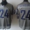 Nike Dallas Cowboys #24 Morris Claiborne Gray Shadow Elite Jersey