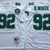 Eagles 92 Reggie White White Throwback Jersey