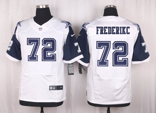 Men’s Dallas Cowboys #72 Travis Frederick Nike White Color Rush 2015 NFL Elite Jersey