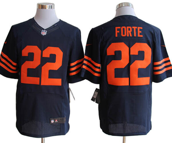 Size 60 4XL-Matt Forte Chicago Bears #22 Blue&Yellow Stitched Nike Elite NFL Jerseys