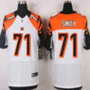 Men’s Cincinnati Bengals #71 Andre Smith White Road NFL Nike Elite Jersey