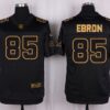 Nike Lions #85 Eric Ebron Black Men’s Stitched NFL Elite Pro Line Gold Collection Jersey
