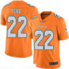 Men’s Miami Dolphins #22 Isaiah Pead Orange 2016 Color Rush Stitched NFL Nike Limited Jersey