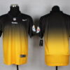 Nike Pittsburgh Steelers Blank Black/Yellow Fadeaway Elite Jersey