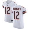 Nike Chicago Bears #12 Allen Robinson II White Men’s Stitched NFL Vapor Untouchable Elite Jersey