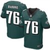 Philadelphia Eagles #76 Allen Barbre Midnight Green Team Color NFL Nike Elite Jersey
