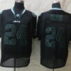 Nike New York Jets #24 Darrelle Revis Lights Out Black Ornamented Elite Jersey