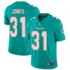 Men’s Miami Dolphins #31 Byron Jones Aqua 2020 Vapor Untouchable Limited Stitched Jersey