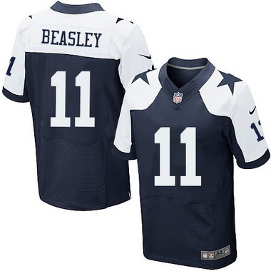 Men’s Dallas Cowboys #11 Cole Beasley Navy Blue Thanksgiving Alternate NFL Nike Elite Jersey