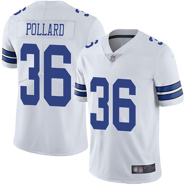 Cowboys #36 Tony Pollard White Men’s Stitched Football Vapor Untouchable Limited Jersey