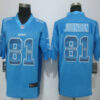 Detroit Lions #81 Calvin Johnson Light Blue Strobe 2015 NFL Nike Fashion Jersey